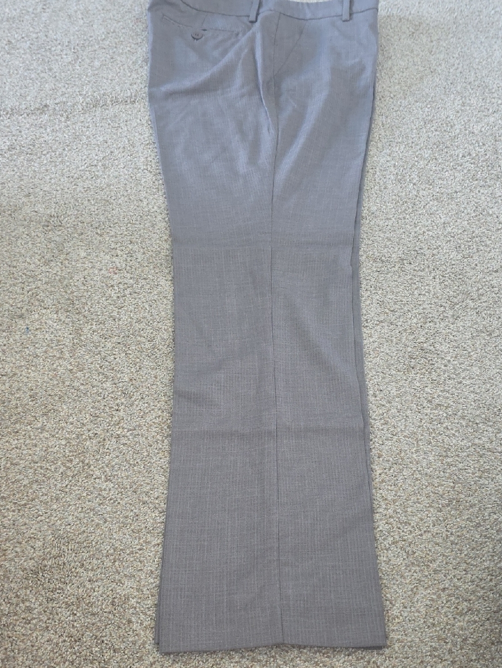 NY&C Crosby Slim Leg Gray Dress Pants